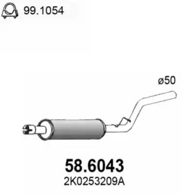 Амортизатор ASSO 58.6043