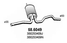 Амортизатор ASSO 58.6049