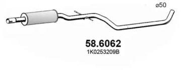 Амортизатор ASSO 58.6062