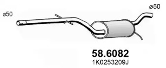 Амортизатор ASSO 58.6082