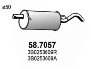 Амортизатор ASSO 58.7057