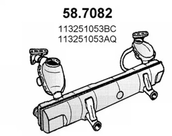 Амортизатор ASSO 58.7082