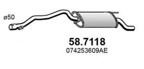 Амортизатор ASSO 58.7118