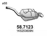 Амортизатор ASSO 58.7123