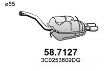 Амортизатор ASSO 58.7127