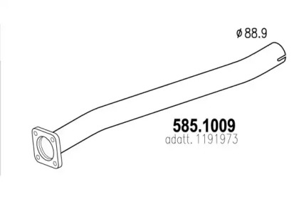 Трубка ASSO 585.1009