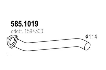 Трубка ASSO 585.1019