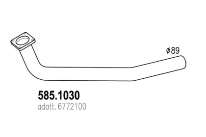 Трубка ASSO 585.1030