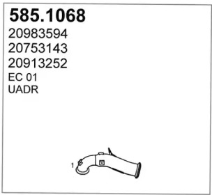 Трубка ASSO 585.1068