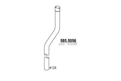 Трубка ASSO 585.5056