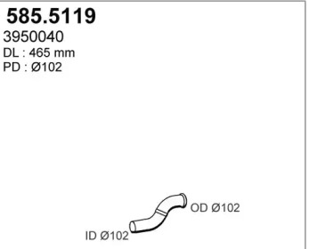 Трубка ASSO 585.5119