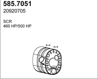 Фильтр ASSO 585.7051