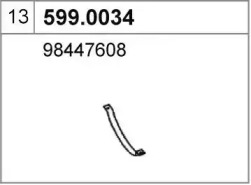 Соединительные элементы трубопровода ASSO 599.0034