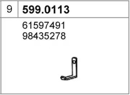 Соединительные элементы трубопровода ASSO 599.0113