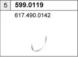 Соединительные элементы трубопровода ASSO 599.0119