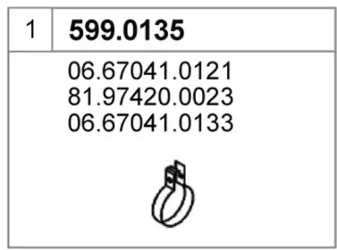 Соединительные элементы трубопровода ASSO 599.0135