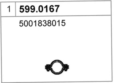 Соединительные элементы трубопровода ASSO 599.0167