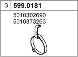 Соединительные элементы трубопровода ASSO 599.0181