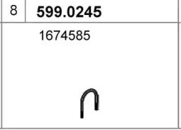 Соединительные элементы трубопровода ASSO 599.0245