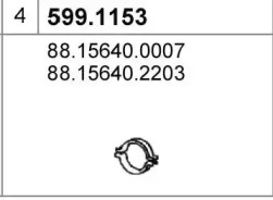 Соединительные элементы трубопровода ASSO 599.1153