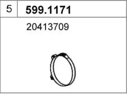 Соединительные элементы трубопровода ASSO 599.1171