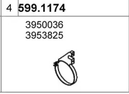 Соединительные элементы трубопровода ASSO 599.1174