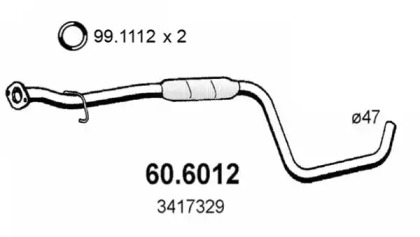 Амортизатор ASSO 60.6012