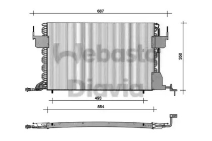 Конденсатор, кондиционер WEBASTO 82D0225021A