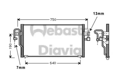 Конденсатор WEBASTO 82D0225128A