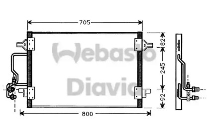 Конденсатор WEBASTO 82D0225145A