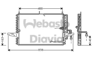 Конденсатор WEBASTO 82D0225148A