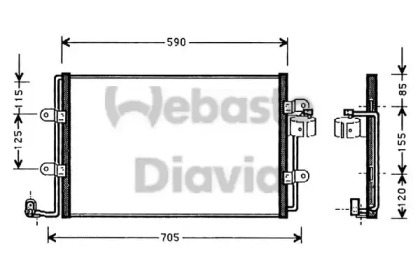 Конденсатор WEBASTO 82D0225180A