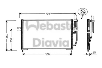 Конденсатор WEBASTO 82D0225204A