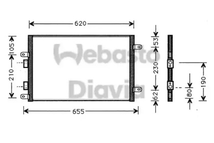 Конденсатор WEBASTO 82D0225230A