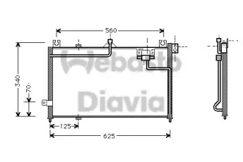 Конденсатор WEBASTO 82D0225314A