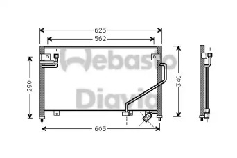 Конденсатор WEBASTO 82D0225315A