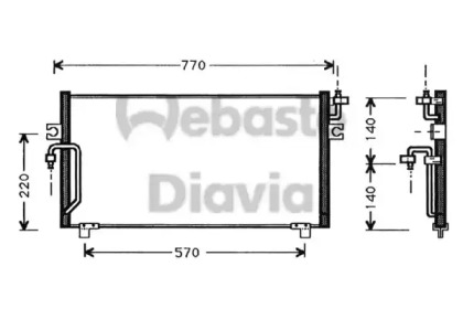 Конденсатор WEBASTO 82D0225350A