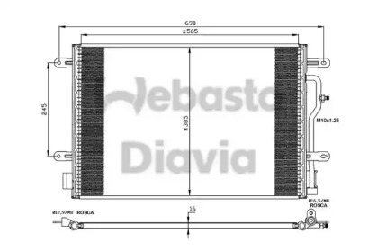 Конденсатор WEBASTO 82D0225406A