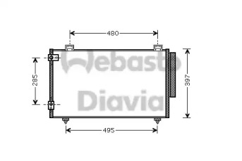 Конденсатор WEBASTO 82D0225468A