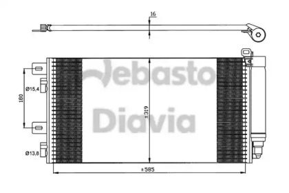 Конденсатор WEBASTO 82D0225530A