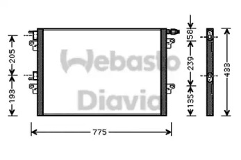 Конденсатор WEBASTO 82D0225539A