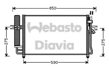 Конденсатор WEBASTO 82D0225560A