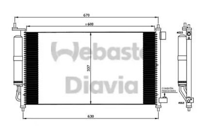 Конденсатор WEBASTO 82D0225564A