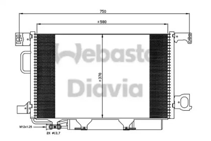 Конденсатор WEBASTO 82D0225657A