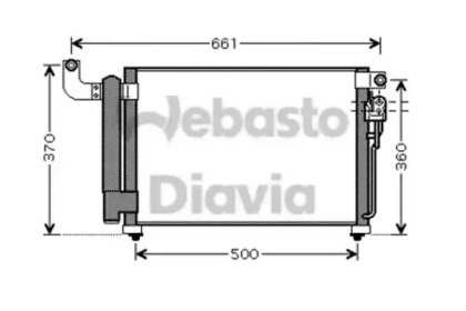 Конденсатор, кондиционер WEBASTO 82D0226226MA