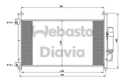 Конденсатор, кондиционер WEBASTO 82D0226240MA