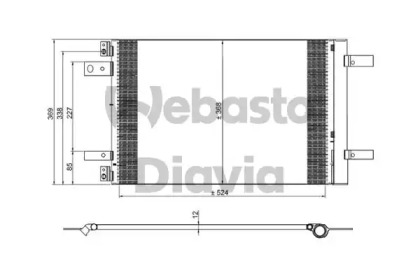 Конденсатор, кондиционер WEBASTO 82D0226298MA