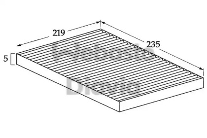 Фильтр, воздух во внутренном пространстве WEBASTO 82D0325043A