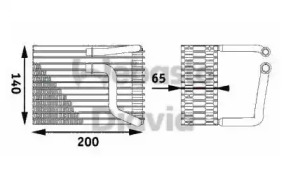 Испаритель, кондиционер WEBASTO 82D0525189A