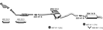 Глушитель ERNST 010280